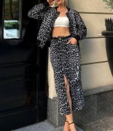 Длинная джинсовая юбка с разрезом   JK-555A250