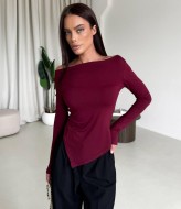 Лонгслив асимметричный HOU-356A249