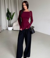 Лонгслив асимметричный HOU-356A249