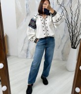 Жіноча  котонова  вишиванка AMU-5665A830 