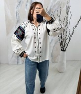 Жіноча  котонова  вишиванка AMU-5665A830 