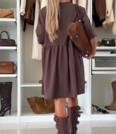 Просторное платье  JK-012A399