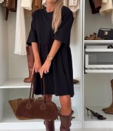 Просторное платье  JK-012A399