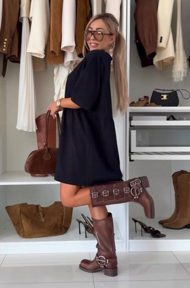 Просторное платье  JK-012A399