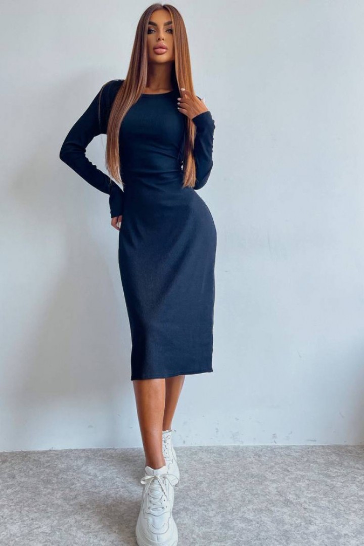 Платье с завязками на талии IMMA-070A410