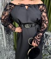 Вечерний нарядный комбинезон женский  NJ-YM-7042A740