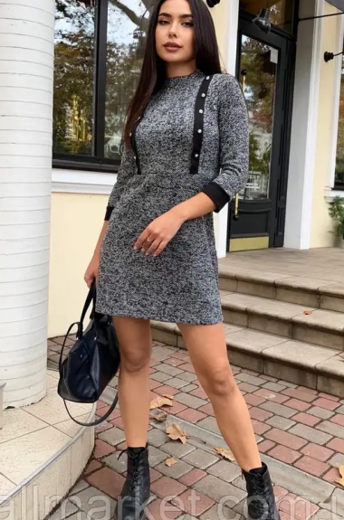 Строгое офисное платье NJ-DG-d41355A380