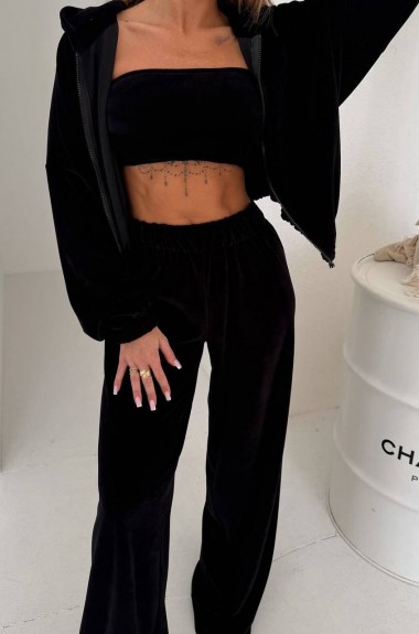 Костюм тройка велюровый женский SF-5668A600 Костюм тройка велюровый женский SF-5668A600