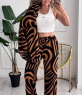 Костюм брюки палаццо и рубашка DES-038A499