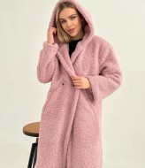 Шубка барашек з капуром  AM-5296A1300 