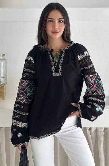 Блуза вышиванка  AMU-5613A850