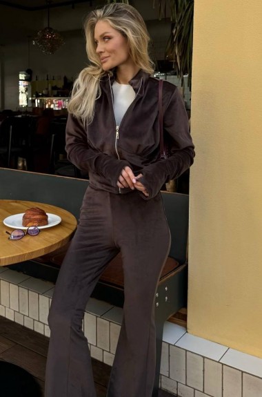 Костюм женский велюр   JK-022A650