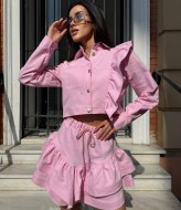 Джинсовый женский костюм COB-845A899