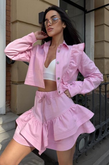 Джинсовый женский костюм COB-845A899