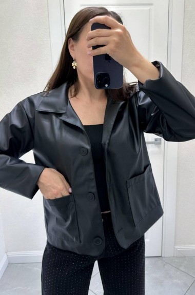 Короткая кожаная куртка  AMU-1936.936A650 Короткая кожаная куртка  AMU-1936.936A650