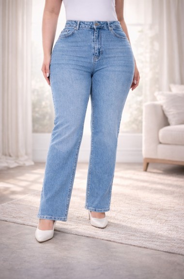 Джинси з високою посадкою AMU-4818A1000 Джинси з високою посадкою AMU-4818A1000