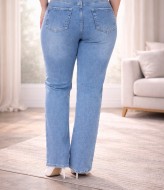 Джинси з високою посадкою  AMU-4818A1000 