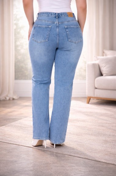 Джинси з високою посадкою AMU-4818A1000 Джинси з високою посадкою AMU-4818A1000