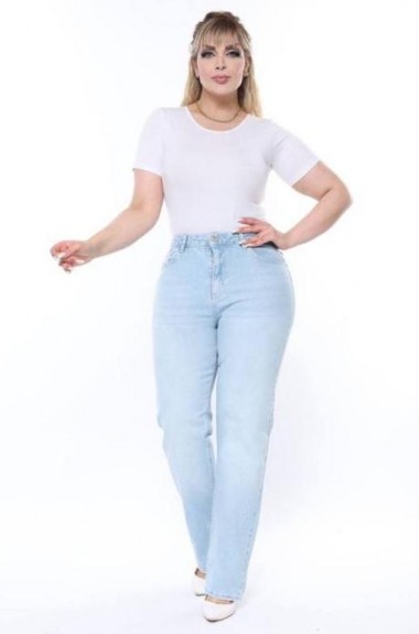 Джинсы голубые женские AMU-4816A1000