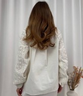 Блуза с кружевом  AMU-5970A790