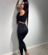 Бесшовные лосины пуш ап  с утеплением IPO-754A270