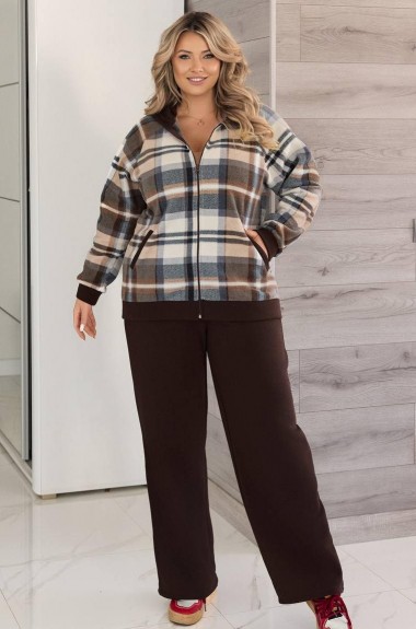 Теплый брючный костюм женский AO-2521A950 Теплый брючный костюм женский AO-2521A950