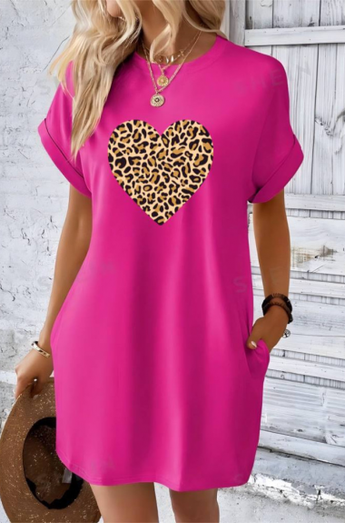 Коротка сукня з кишенями NJ-KAR-710A400