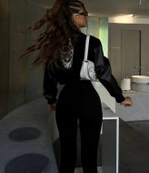 Костюм с бомбером женский  FL-2051A650