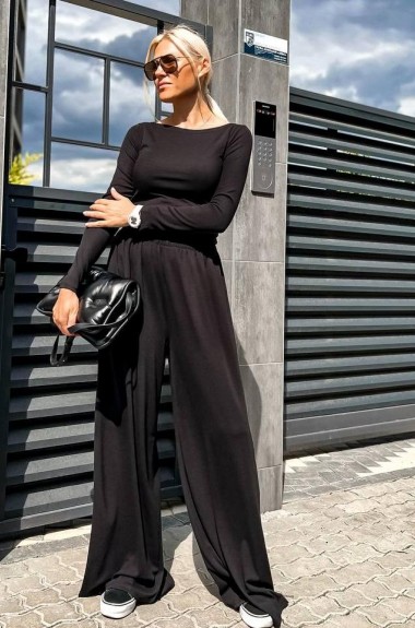 Костюм женский с широкими штанами FL-2123A500 Костюм женский с широкими штанами FL-2123A500