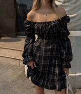 Сукня з декольте  SOL-2998A500 