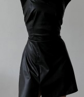 Шкірянний сарафан SOL-2902A350 