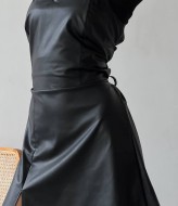 Шкірянний сарафан SOL-2902A350 