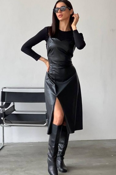 Сарафан зі шнуровкою  SOL-2903A400 