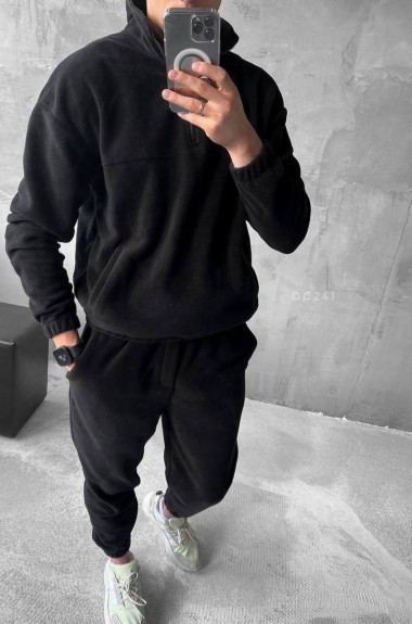 Мужской флисовый спортивный костюм EPZ-357A590 Мужской флисовый спортивный костюм EPZ-357A590