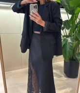 Жіноча спідниця з мереживом   RK-884A450