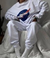 Спортивный костюм с принтом женский  MEB-226A500