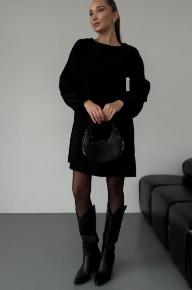 Сукня з об'ємними рукавами   MIL-155A350