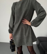 Сукня з об'ємними рукавами   MIL-155A350