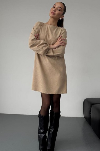 Сукня з об'ємними рукавами   MIL-155A350