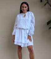 Шифоновое платье короткое  SOL-3030A750