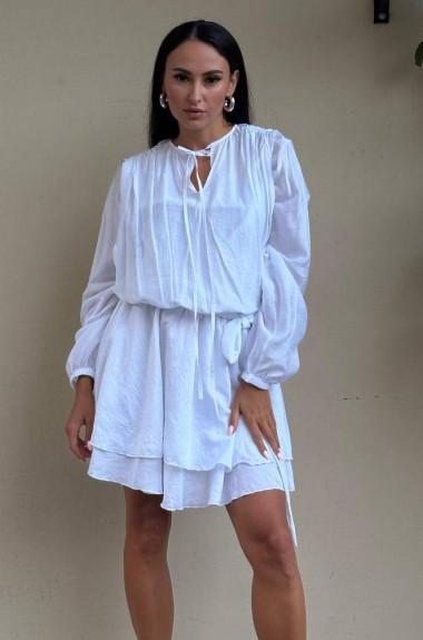 Шифоновое платье короткое  SOL-3030A750