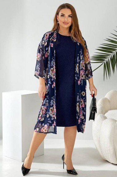 Платье  с накидкой AO-2430A500 Платье  с накидкой AO-2430A500