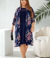 Платье  с накидкой AO-2430A500