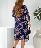 Платье  с накидкой AO-2430A500