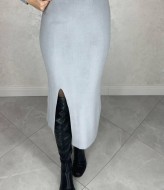 В'язана спідниця з рорізом  AMU-14026A399 