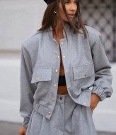 Костюм с бомбером женский  JW-383A750