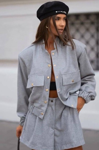 Костюм с бомбером женский JW-383A750 Костюм с бомбером женский JW-383A750