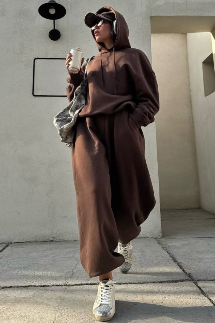 Костюм спортивный женский на флисе  LK-352A650