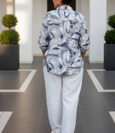 Рубашка льняная женская  AO-2507A450