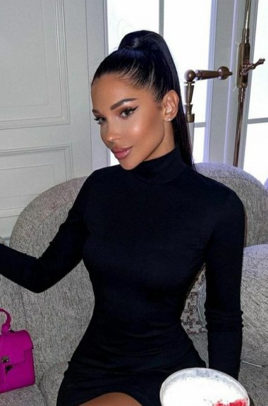 Силуэтное платье MB-9A310